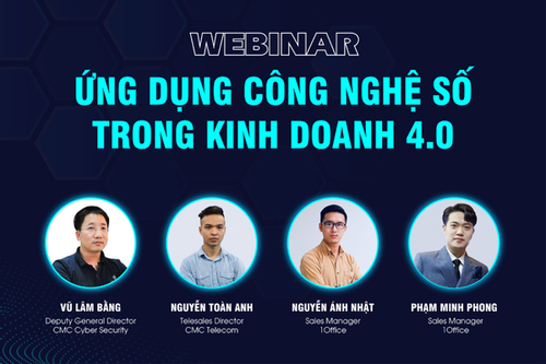 Ứng dụng công nghệ số trong kinh doanh 4.0 theo cách đặc biệt của CMC Telecom