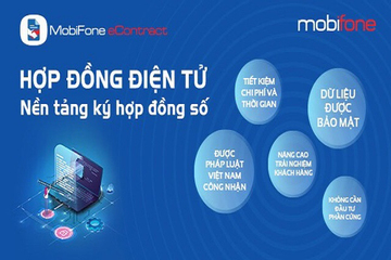 MobiFone eContract - Dịch vụ hợp đồng điện tử chiều lòng doanh nghiệp