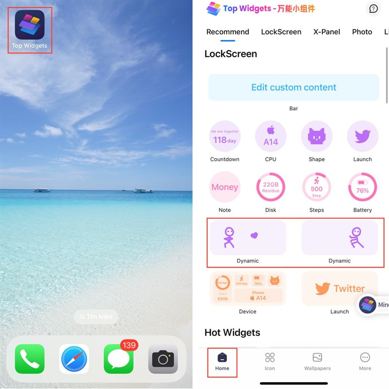 Cách cài icon động trên màn hình khóa iOS 16