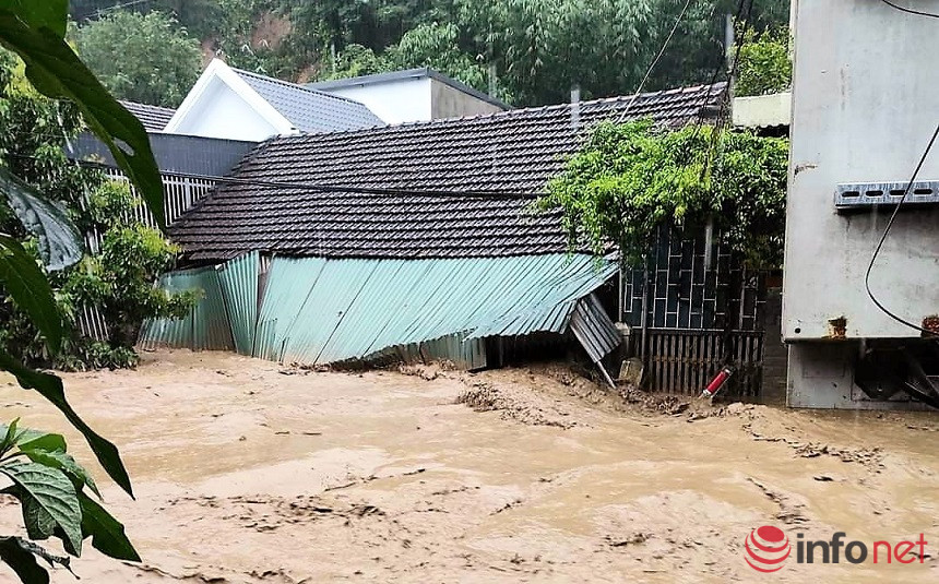 Lũ quét kinh hoàng ở Nghệ An: Bé gái 4 tháng tuổi bị nước lũ cuốn trôi