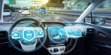 Kẹt xe trong taxi không người lái