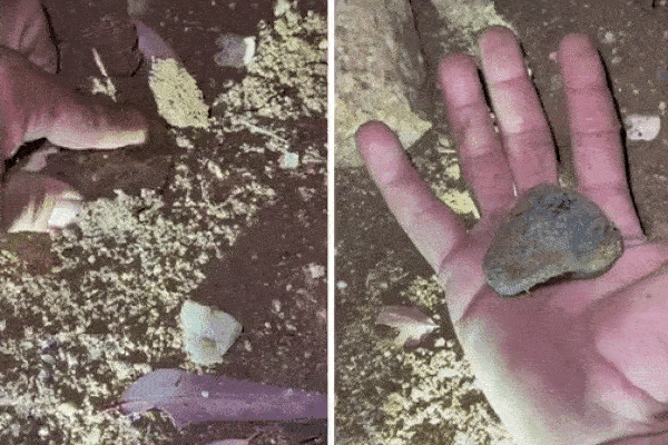 Đi dạo buổi tối, người đàn ông phát hiện viên đá sapphire trị giá 12.500 USD