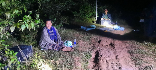 Quảng Trị: Đôi nam nữ bị bắt quả tang vận chuyển pháo trong đêm