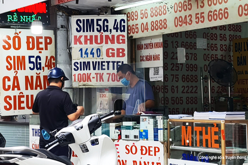 Sẽ chặn hiện tượng cá nhân đăng ký cả ngàn SIM để bán ra ngoài thị trường