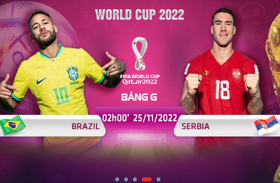 Địa chỉ xem trực tiếp World Cup 2022, Brazil vs Serbia, 2h00 ngày 25/11