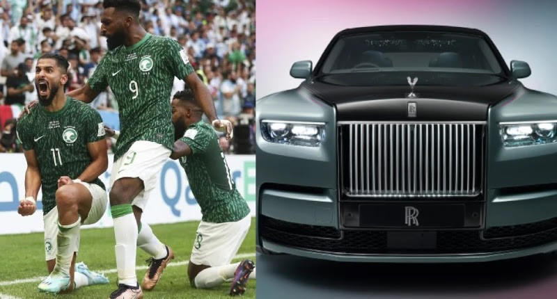 ‘Đại thắng’ Argentina, cả đội Saudi Arabia lĩnh thưởng hàng chục siêu xe Rolls Royce