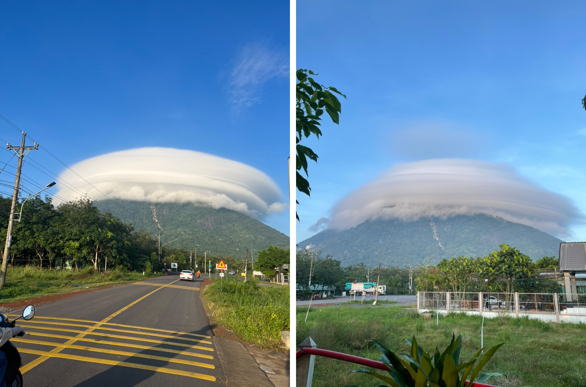 Sự thật về đám mây có hình dạng như đĩa bay khổng lồ trên đỉnh núi Bà Đen - 3
