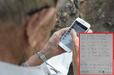 'Giáo trình' dạy ông nội cách dùng smartphone ‘từ A đến Z’ khiến dân mạng thích thú