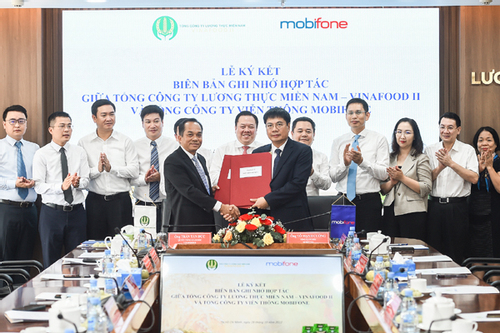 MobiFone và Vinafood II ký thỏa thuận hợp tác chuyển đổi số
