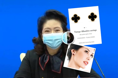 Nữ quan chức Trung Quốc bị điều tra vì đeo khuyên tai có giá hơn 4.000 USD
