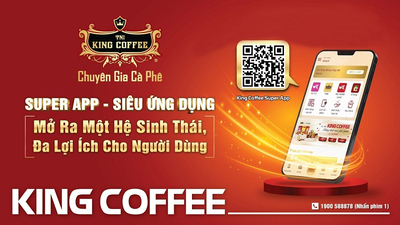 Đưa thương hiệu cà phê King Coffee giao dịch trên nền tảng số