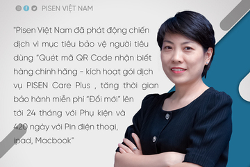 Pisen Việt Nam ứng dụng bảo mật 3 lớp chống hàng giả