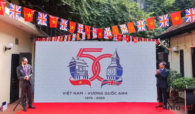 Công bố Logo kỷ niệm 50 năm quan hệ ngoại giao Vương quốc Anh - Việt Nam