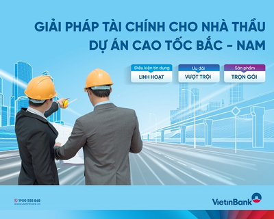 VietinBank “tiếp sức” nhà thầu dự án cao tốc Bắc - Nam