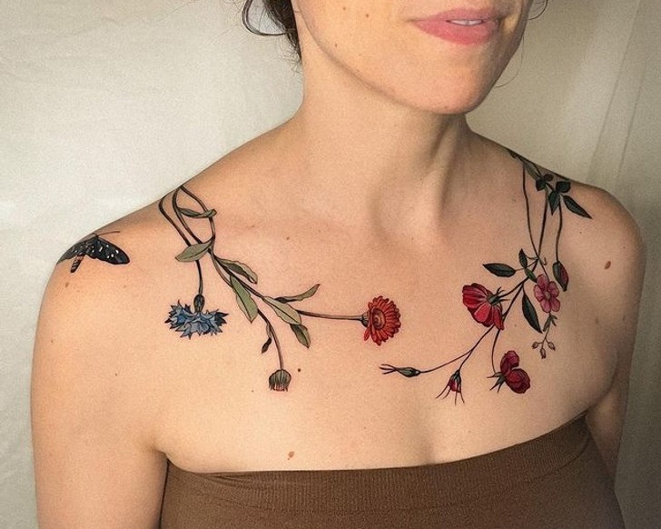 Khu vườn sinh động trên cơ thể