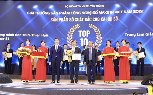Nền tảng Hue-S đạt giải thưởng Sản phẩm công nghệ số Make in Vietnam 2022