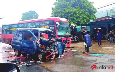Hòa Bình: Tai nạn giao thông nghiêm trọng làm 2 người thương vong