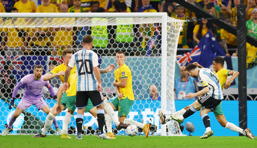 Video bóng đá bàn thắng Argentina 2-1 Australia World Cup 2022: Messi 'nổ súng' đón Hà Lan