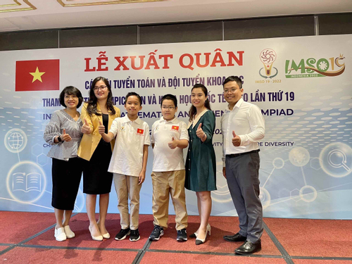 Đoàn Việt Nam thắng lớn tại Olympic Toán và Khoa học quốc tế IMSO 2022