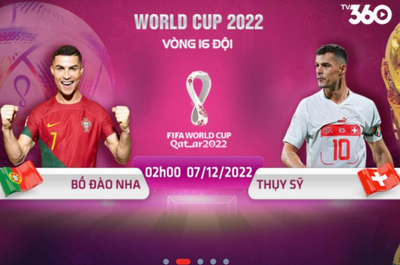 Xem trực tiếp World Cup 2022, Bồ Đào Nha vs Thụy Sỹ, 2h00 ngày 7/12