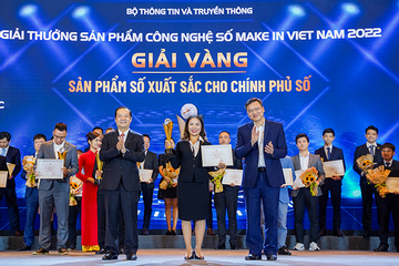 Các sản phẩm đạt giải thưởng Make in Vietnam 2022 giúp đẩy nhanh chuyển đổi số quốc gia