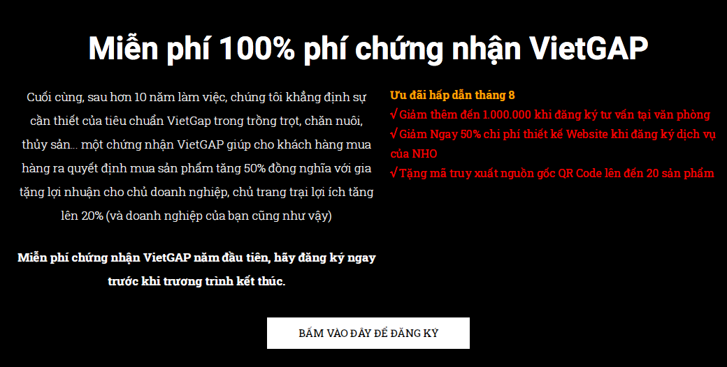 Tràn lan quảng cáo cấp chứng nhận VietGAP phí từ 8 triệu đồng/năm - 2