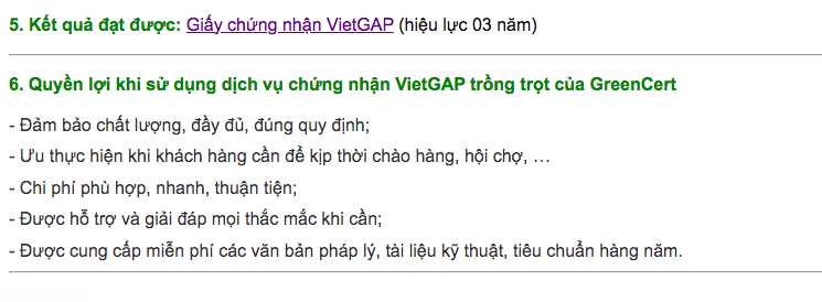 Tràn lan quảng cáo cấp chứng nhận VietGAP phí từ 8 triệu đồng/năm - 1