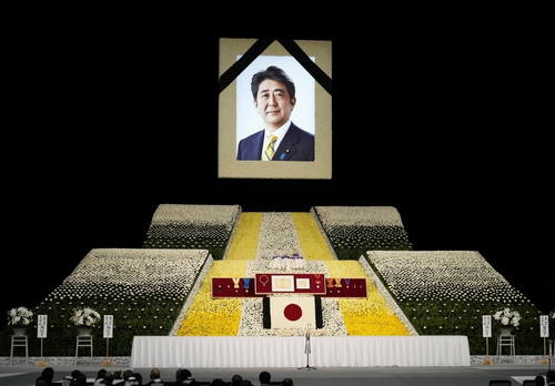 Hình ảnh lễ quốc tang cố Thủ tướng Abe Shinzo