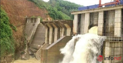Mưa lớn hoàn lưu bão Noru, nhiều thủy điện ở Nghệ An dự kiến vận hành xả lũ