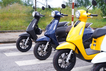 Các mẫu xe máy điện có thể đi 200km mỗi lần sạc