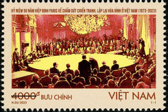 Bộ TT&TT phát hành tem bưu chính kỷ niệm 50 năm Hiệp định Paris