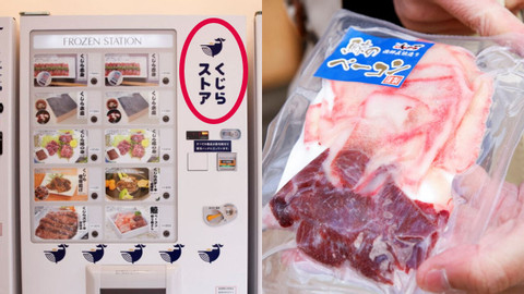 Nhật Bản mở bán thịt cá voi qua máy bán hàng tự động, giá rẻ bất ngờ