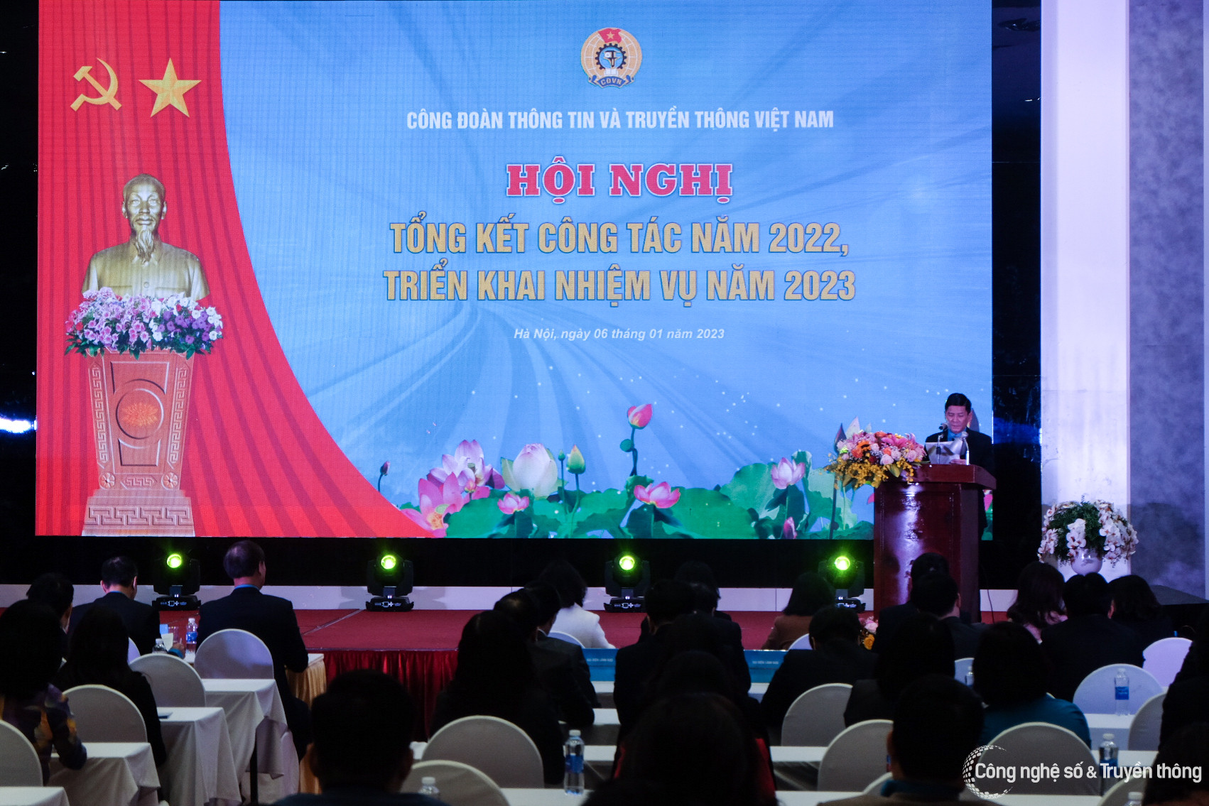 Hội nghị Tổng kết công tác năm 2022 và triển khai nhiệm vụ năm 2023 của Công đoàn Thông tin & Truyền thông Việt Nam