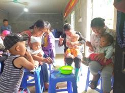 Bắc Hà (Lào Cai) quan tâm cải thiện dinh dưỡng cho trẻ vùng cao