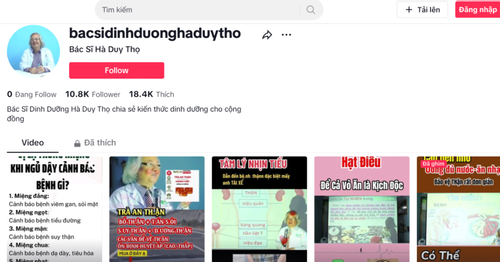 Chiêu thức thao túng tâm lý của 'bác sĩ Hà Duy Thọ' trên Facebook, Tiktok