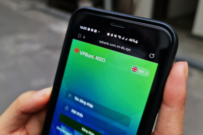 Lừa người dùng vào đường link website ngân hàng giả mạo để chiếm đoạt tài sản