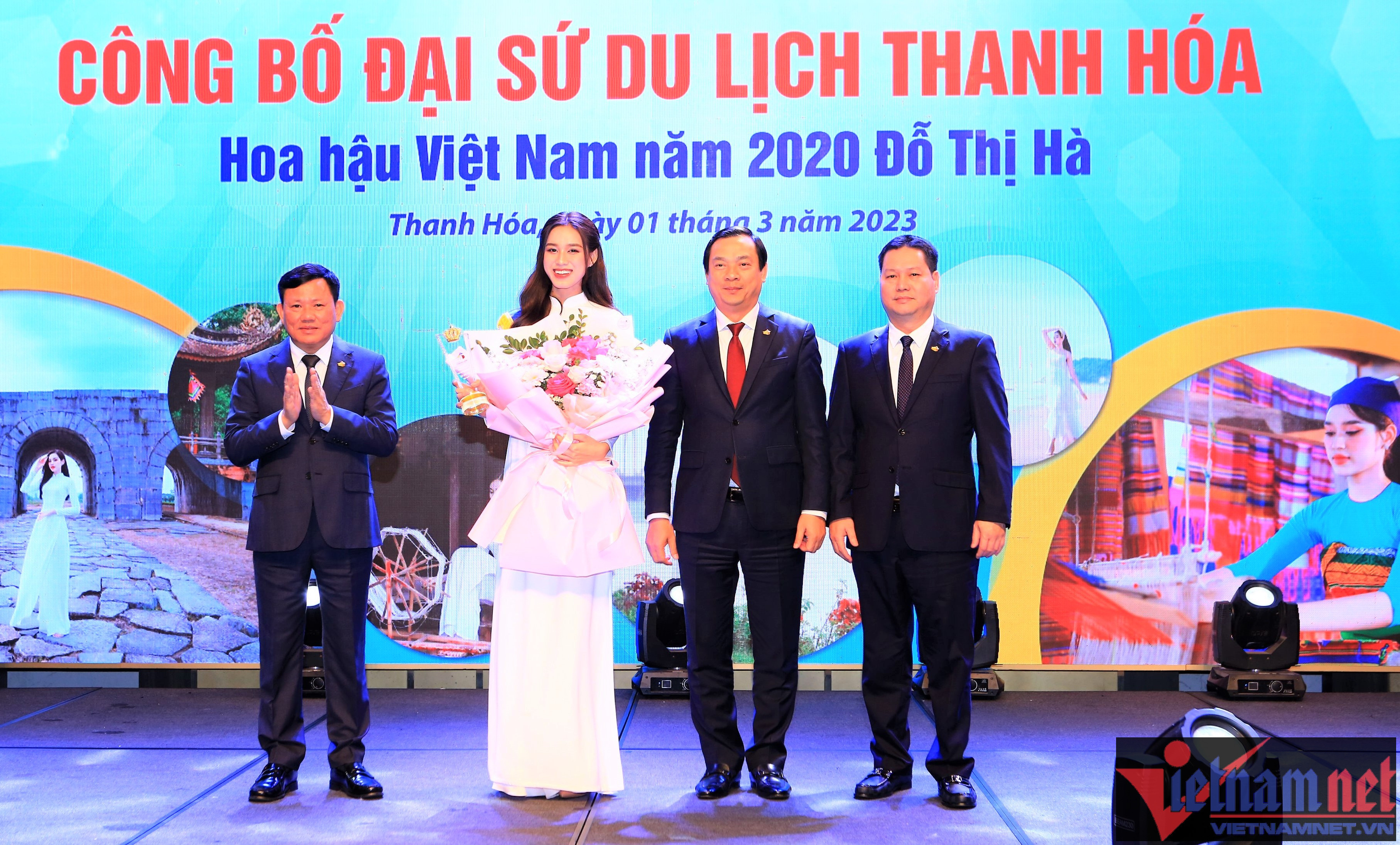 Hoa hậu Đỗ Thị Hà làm đại sứ du lịch tỉnh Thanh Hóa