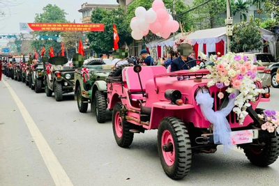 Xác minh đoàn xe Jeep tham gia rước dâu ở Thái Nguyên