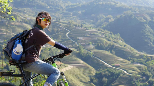 Cô gái đạp xe 420 km, khám phá Hà Giang, Cao Bằng chỉ với 2,5 triệu đồng
