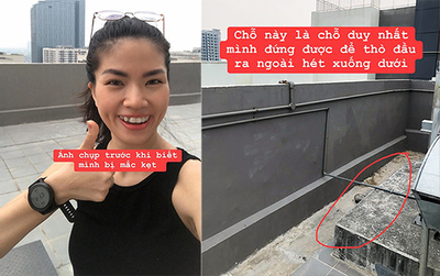Người phụ nữ Hà Nội gặp sự cố nhớ đời khi đi bộ lên sân thượng chung cư