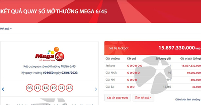 Lại tìm thấy vé số trúng độc đắc Vietlott gần 16 tỷ đồng