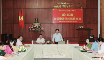 Bà Rịa - Vũng Tàu củng cố, kiện toàn lực lượng báo cáo viên, tuyên truyền viên