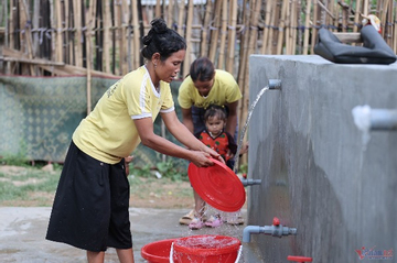 Đầu tư công trình nước sạch cho các hộ nghèo ở nông thôn, miền núi Vĩnh Linh