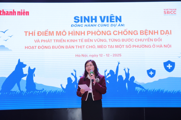 500 sinh viên đồng hành phòng chống bệnh dại