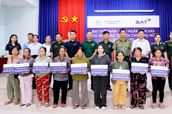 BAT Việt Nam tiếp sức phụ nữ vùng biên giới phát triển sinh kế