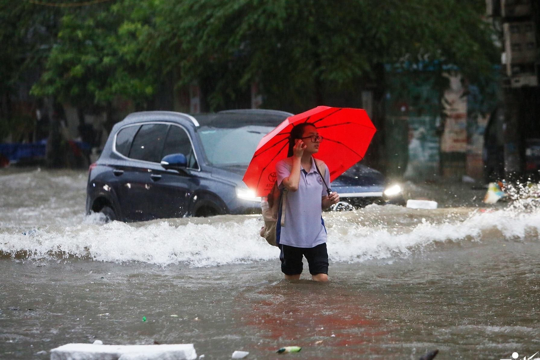Cập nhật sáng 1/10: Danh sách 57 điểm đã hết ngập ở Hà Nội