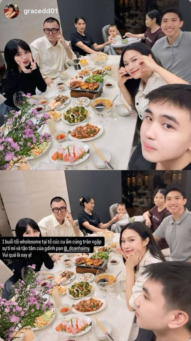 Xôn xao khoảnh khắc mẹ Đoàn Văn Hậu tỏ rõ thái độ khi ở cạnh con dâu Doãn Hải My