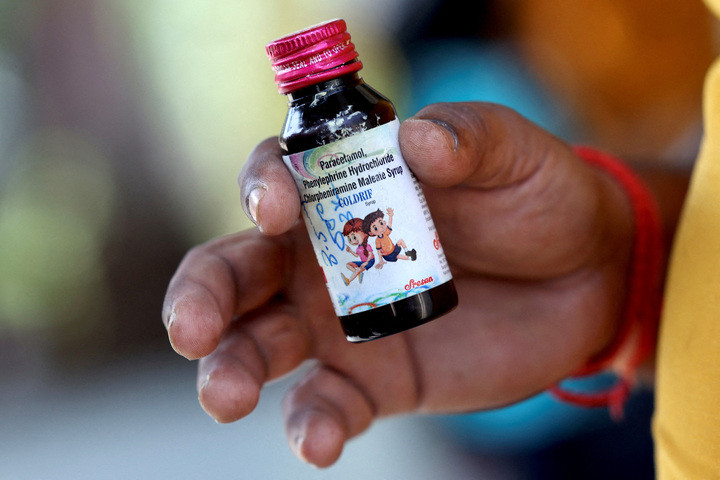 Lọ siro ho Coldrif có liên quan đến cái chết của 21 trẻ em tại Ấn Độ. (Ảnh: Reuters)