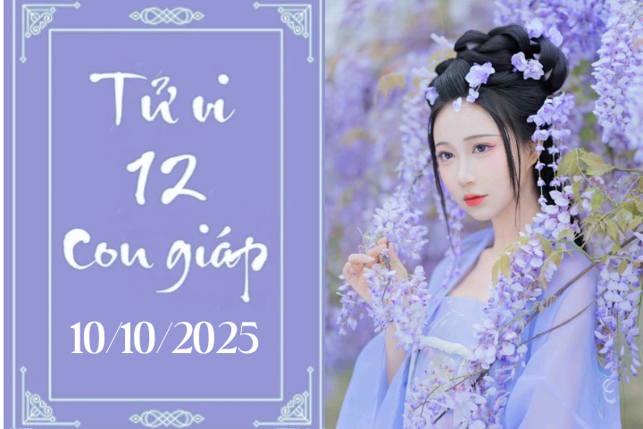 Tử vi 12 con giáp hôm nay ngày 10/10/2025: Mão thư thái, Tỵ áp lực