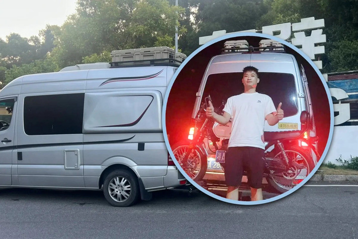 Anh Quách cùng chiếc xe độc đáo của mình tạo nên cơn sốt